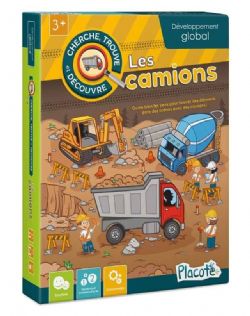 JEU PLACOTE - CHERCHE, TROUVE ET DÉCOUVRE : LES CAMIONS EDJ24